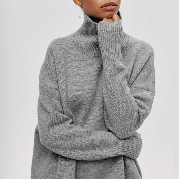 Women's Amelie Knit Turtleneck Jumper – Cosy Winter Layer – view 8