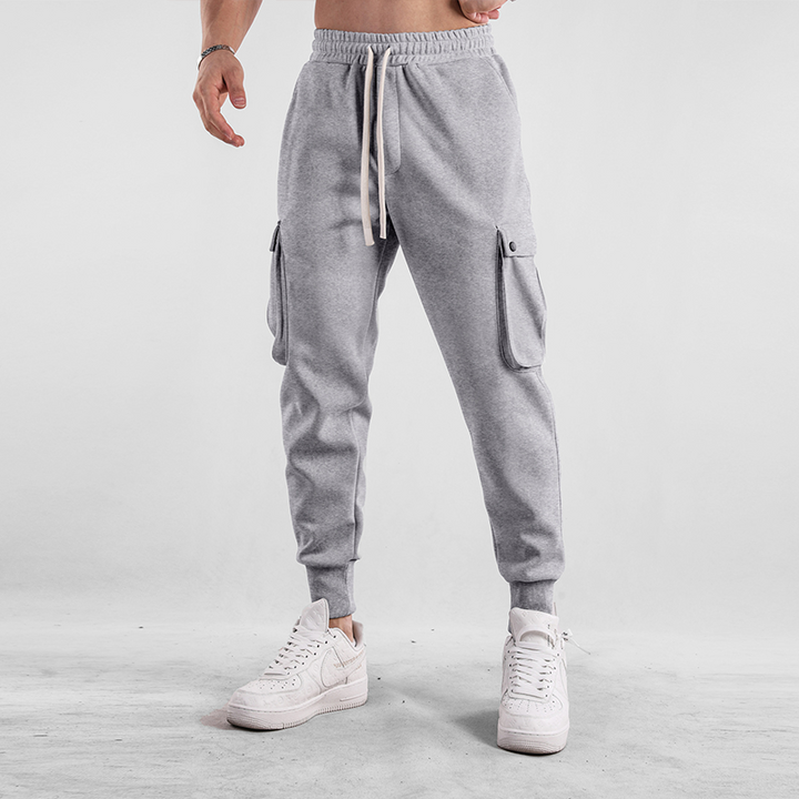 Men's Cotton Cargo Joggers – Urban Flex Stretch Comfort Fit – view 9