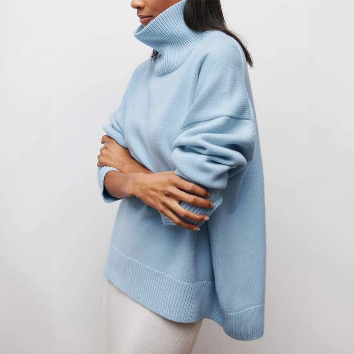 Women's Amelie Knit Turtleneck Jumper – Cosy Winter Layer – view 2