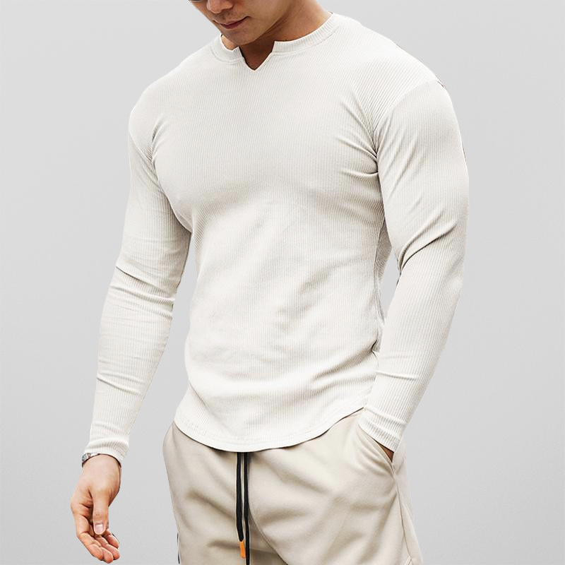 Men's Stretch Cotton Muscle Fit Shirt – Smart Casual Everyday