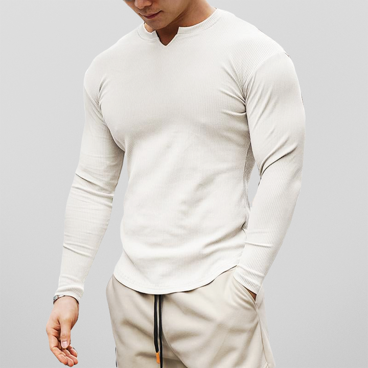 Men's Stretch Cotton Muscle Fit Shirt – Smart Casual Everyday