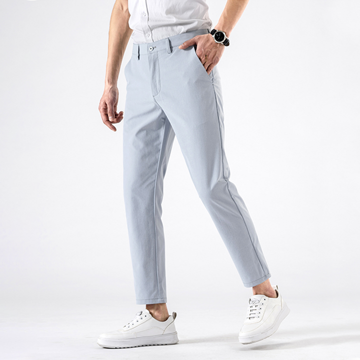 Men's Stretch Tailored Chinos – Straight Leg Smart Casual – view 2
