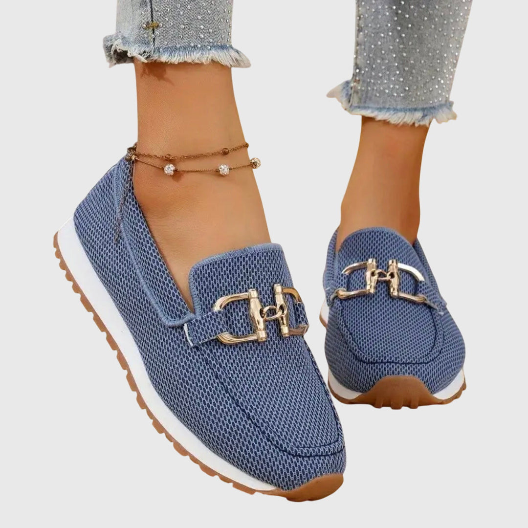 Women's Mesh Slip-On Sneakers - Orthopedic Comfort All Day