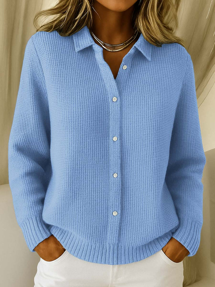 Women's Classic Knitted Button Cardigan – Timeless Comfort
