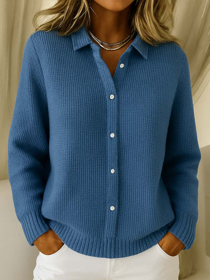 Women's Classic Knitted Button Cardigan – Timeless Comfort
