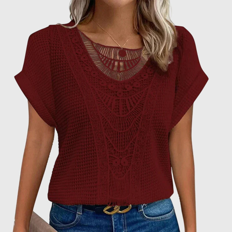 Women's Ibiza Style Blouse - Elegant & Lightweight