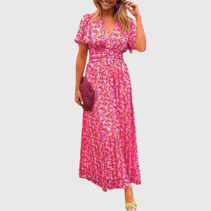 Women's Alice Floral Summer Dress - Effortless Elegance for Sunny Days