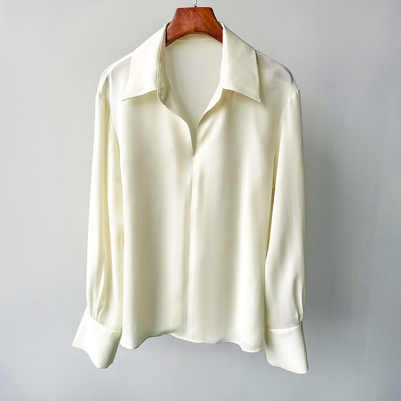Women's Silk Blouse – Elegant Office to Evening Top – view 3