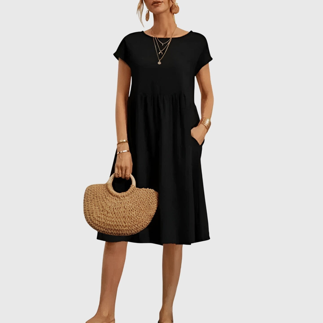 Women's Mirabel Elegant Spring Dress - Effortless Day to Night