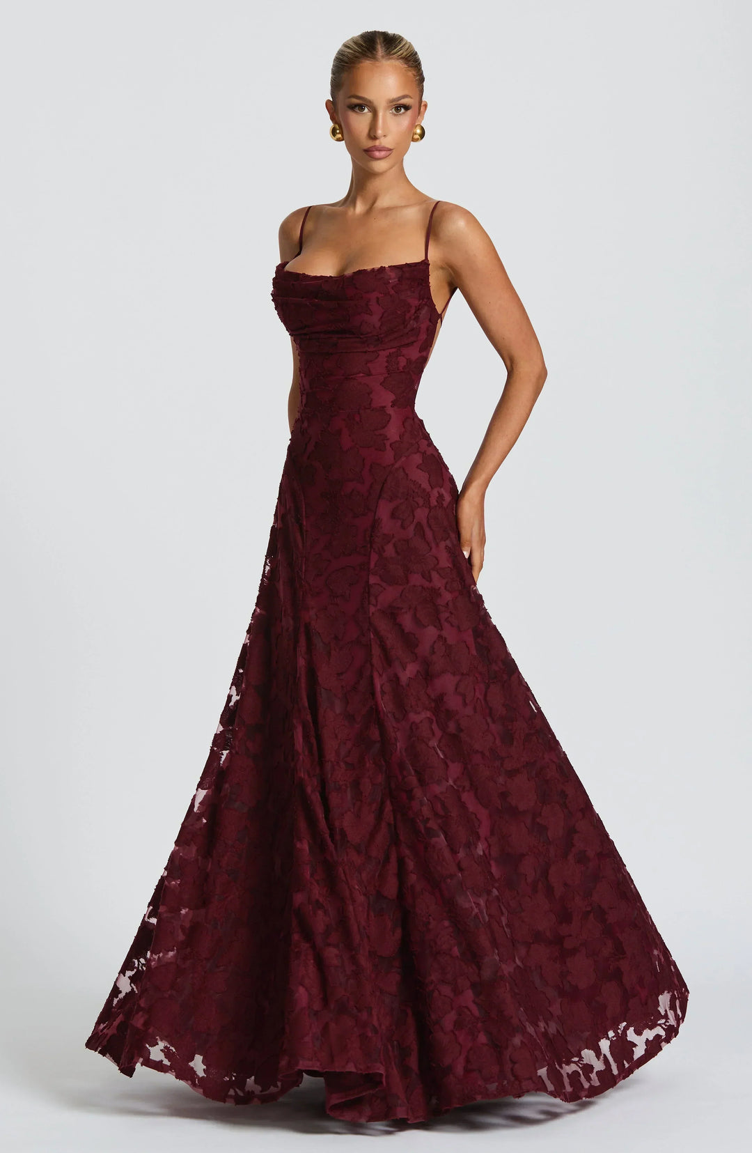 Women's Elegant Maxi Dress - Effortless Party Style