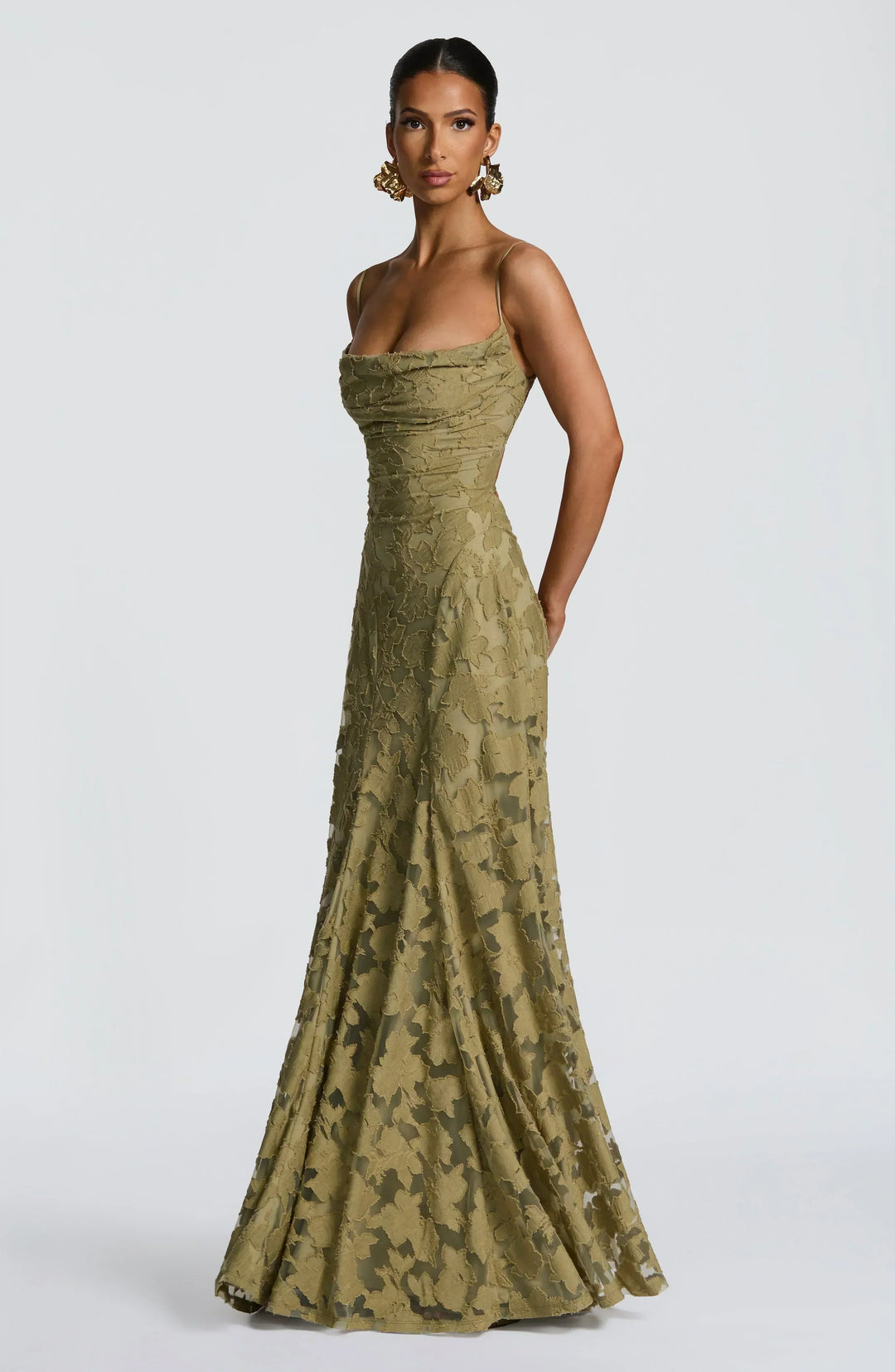Women's Elegant Maxi Dress - Effortless Party Style