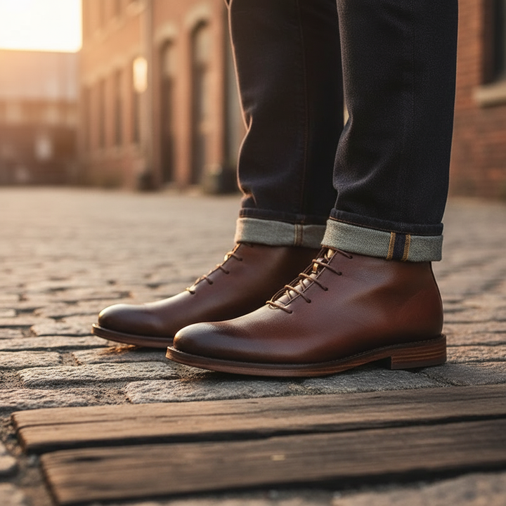 Men's Full-Grain Leather Boots – Goodyear-Welted Dress Boots – view 5