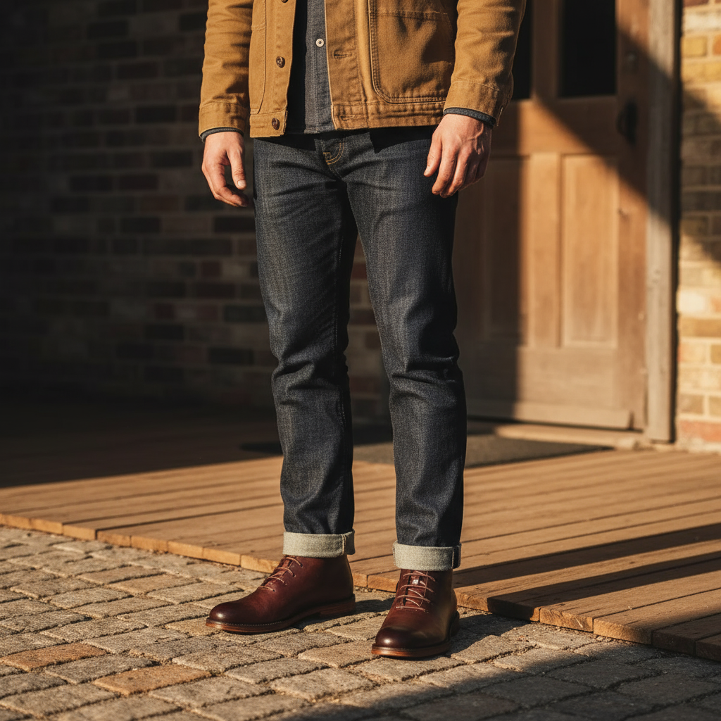 Men's Full-Grain Leather Boots – Goodyear-Welted Dress Boots – view 4