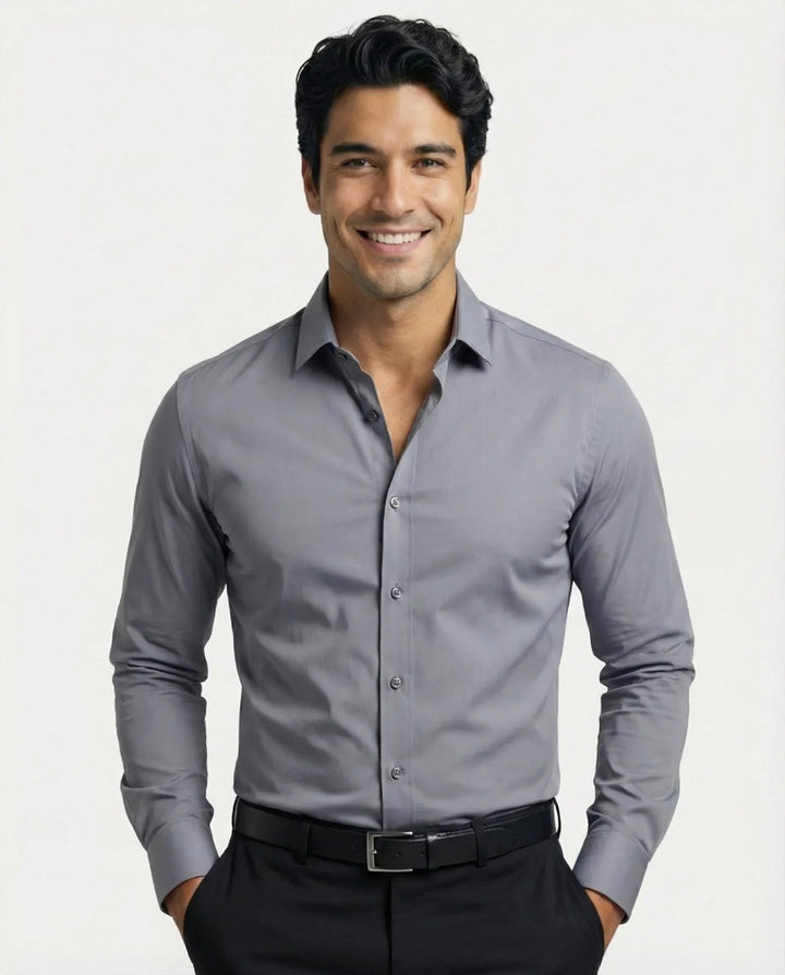Men's Stretch Dress Shirt – Wrinkle-Resistant Office Shirt – view 10