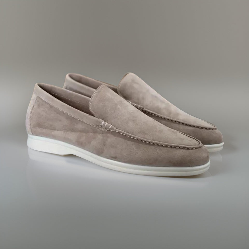 Men's Suede Loafers – Heritage Slip-On Smart Casual Shoes