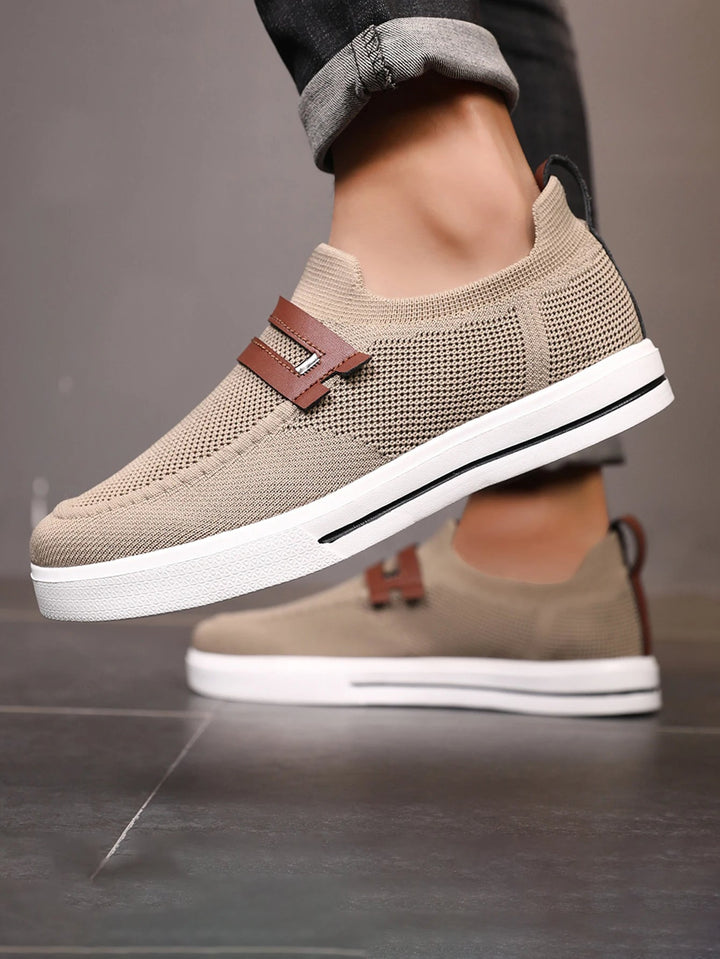 Men's Knit Slip-On Trainers – Lightweight Everyday Comfort – view 9