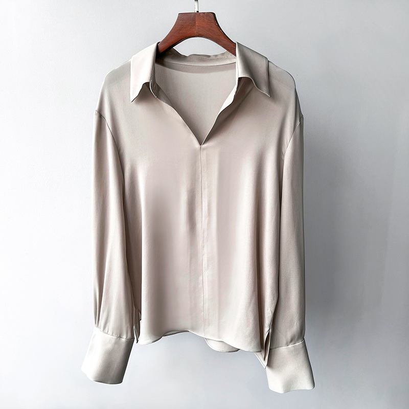 Women's Silk Blouse – Elegant Office to Evening Top – view 6