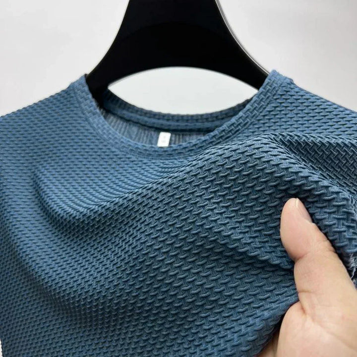 Men's Ice Silk Shirt – Lightweight Cooling Summer Casual Shirt – view 3
