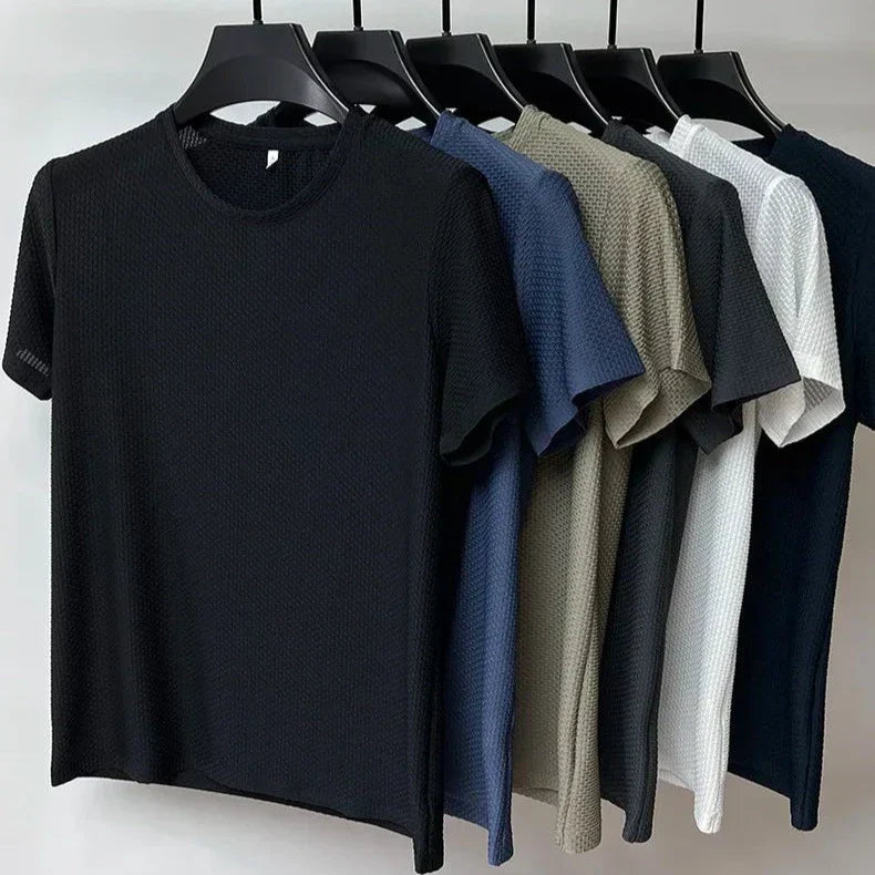 Men's Ice Silk Shirt – Lightweight Cooling Summer Casual Shirt – view 7