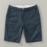 Men's Linen Blend Pinstripe Shorts – Tailored Summer Pair