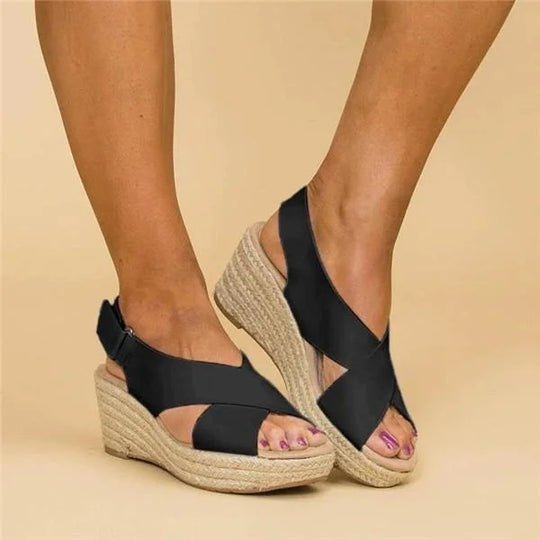 Women's Marilysa Orthopedic Sandals - Espadrille Wedge Style