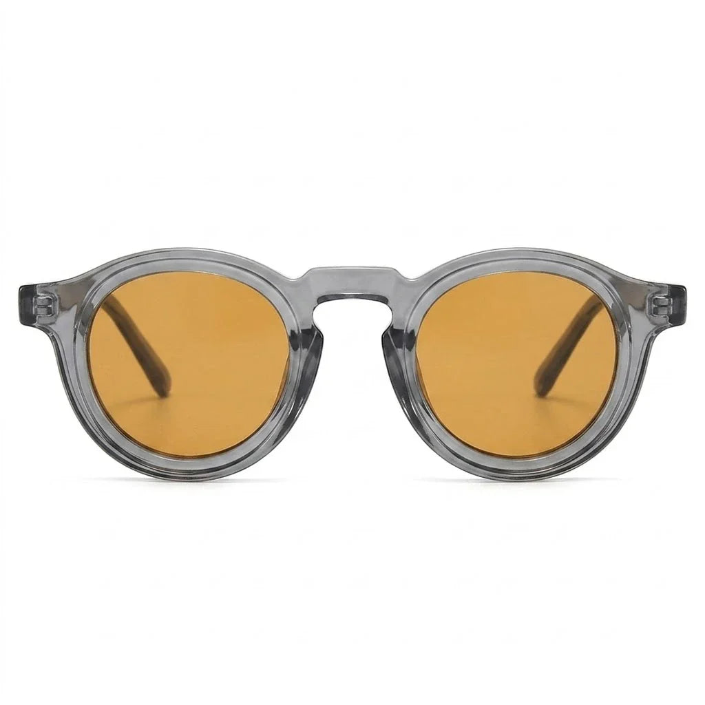 Trieste Round Sunglasses – Keyhole Bridge, UV400 Tinted Lenses