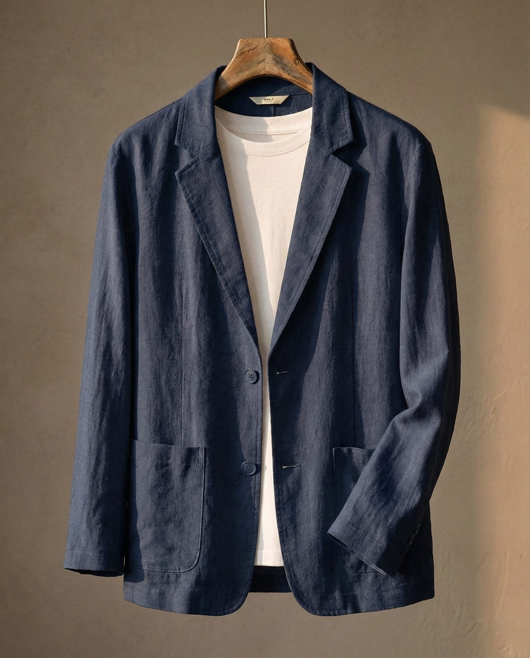 Men's Linen Blazer – Unstructured Summer Tailoring – view 6