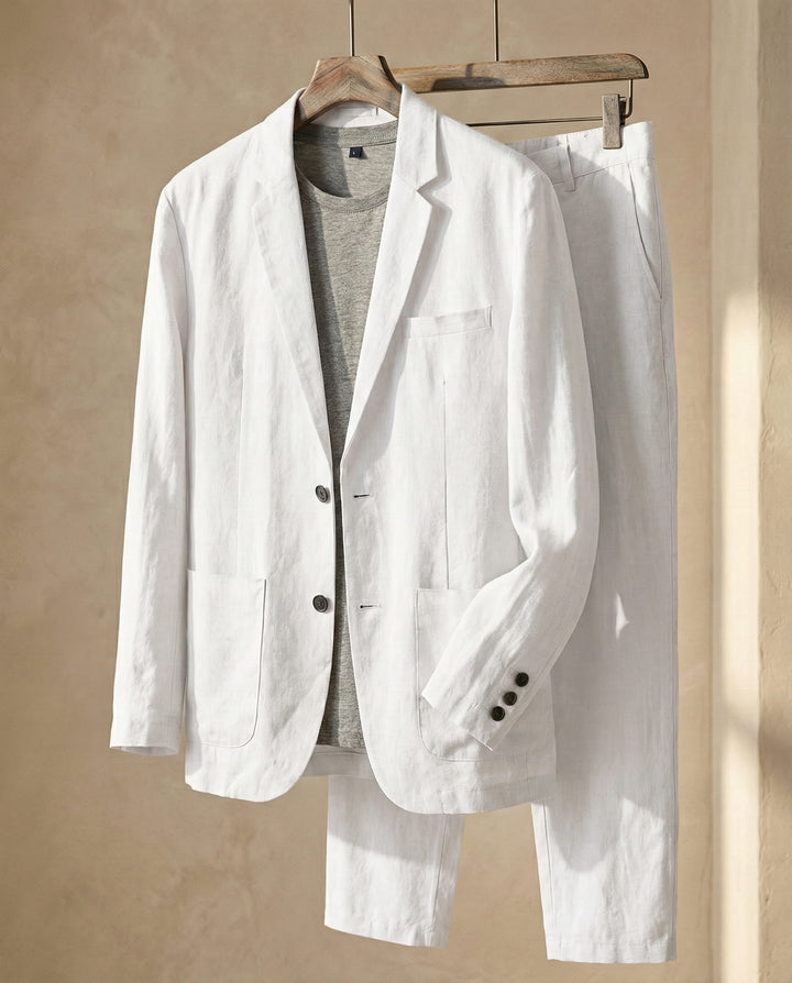 Men's Linen Suit – Relaxed Two-Piece Summer Tailoring – view 3