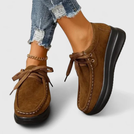 Women's Lightweight Suede-Like Comfort Flats - Everyday Style