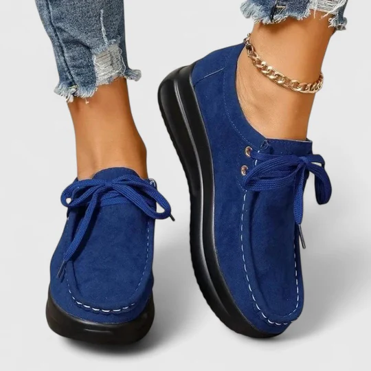 Women's Lightweight Suede-Like Comfort Flats - Everyday Style