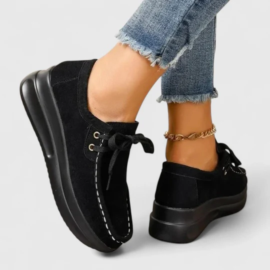 Women's Lightweight Suede-Like Comfort Flats - Everyday Style