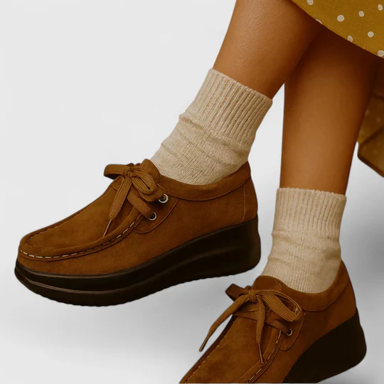 Women's Lightweight Suede-Like Comfort Flats - Everyday Style