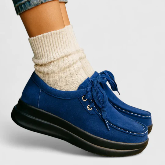 Women's Lightweight Suede-Like Comfort Flats - Everyday Style