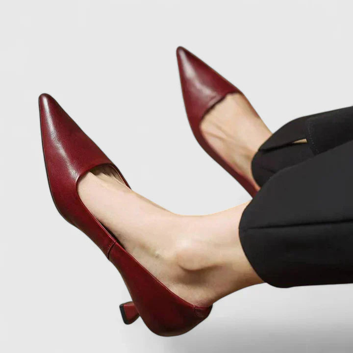 Women's Orthopedic Heels - Sleek Comfort for Everyday Elegance