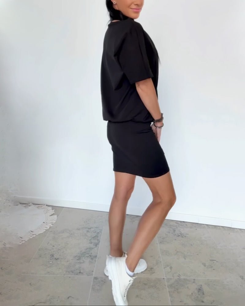 Women's Melissa Relaxed Stretch Dress – Easy Everyday Wear
