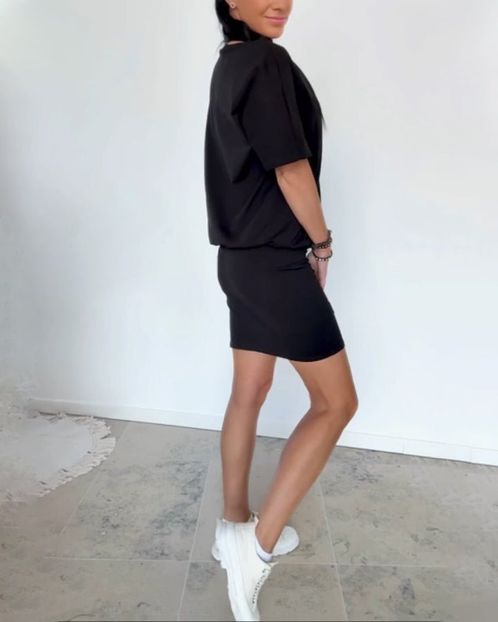 Women's Melissa Relaxed Stretch Dress – Easy Everyday Wear