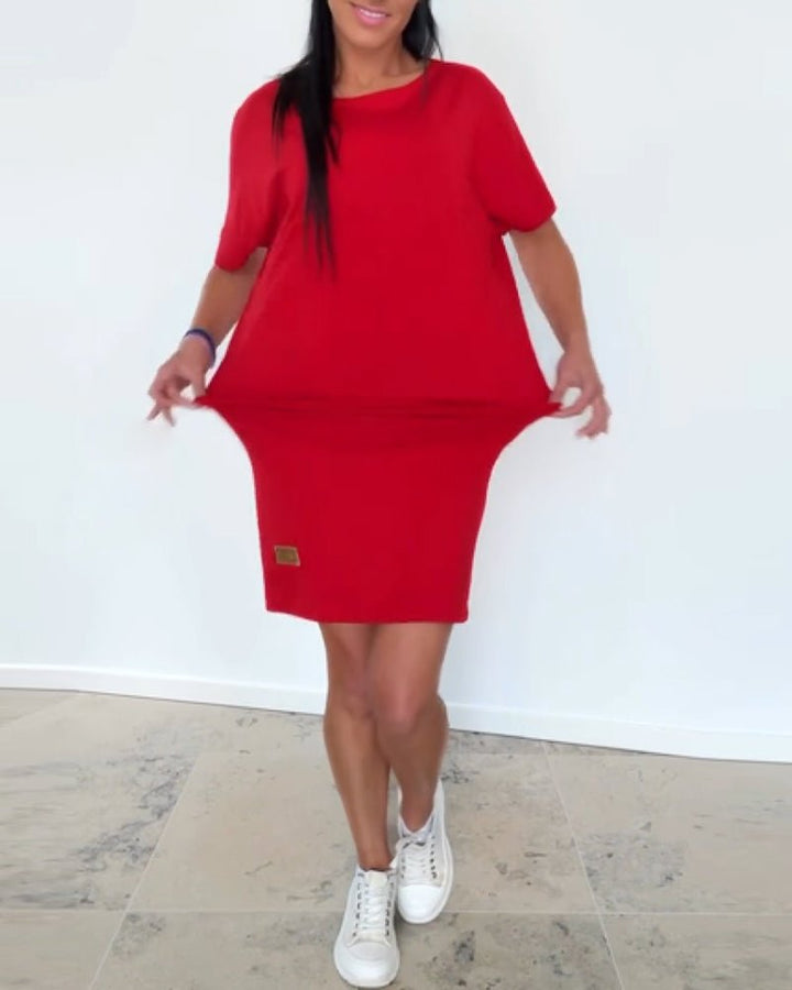 Women's Melissa Relaxed Stretch Dress – Easy Everyday Wear – view 11