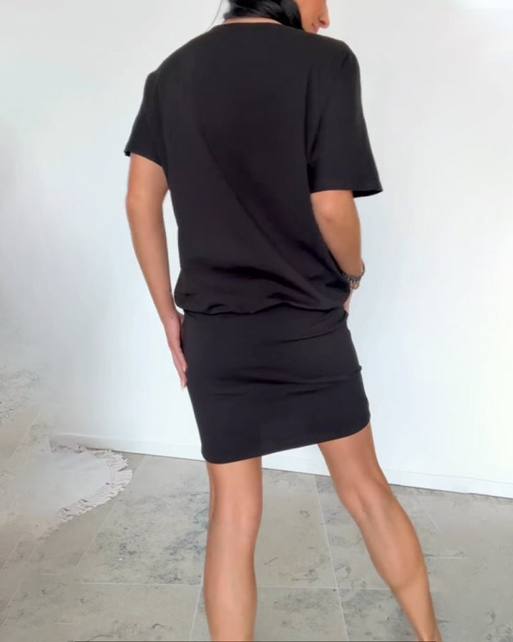 Women's Melissa Relaxed Stretch Dress – Easy Everyday Wear