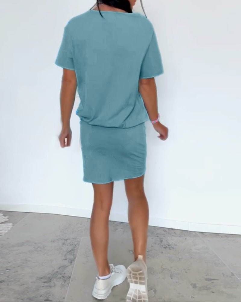 Women's Melissa Relaxed Stretch Dress – Easy Everyday Wear