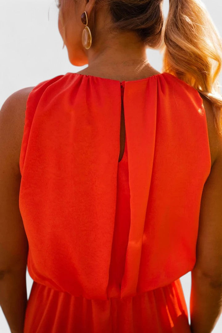 Women's Theonae Comfortable Midi Dress - Effortless Summer Elegance