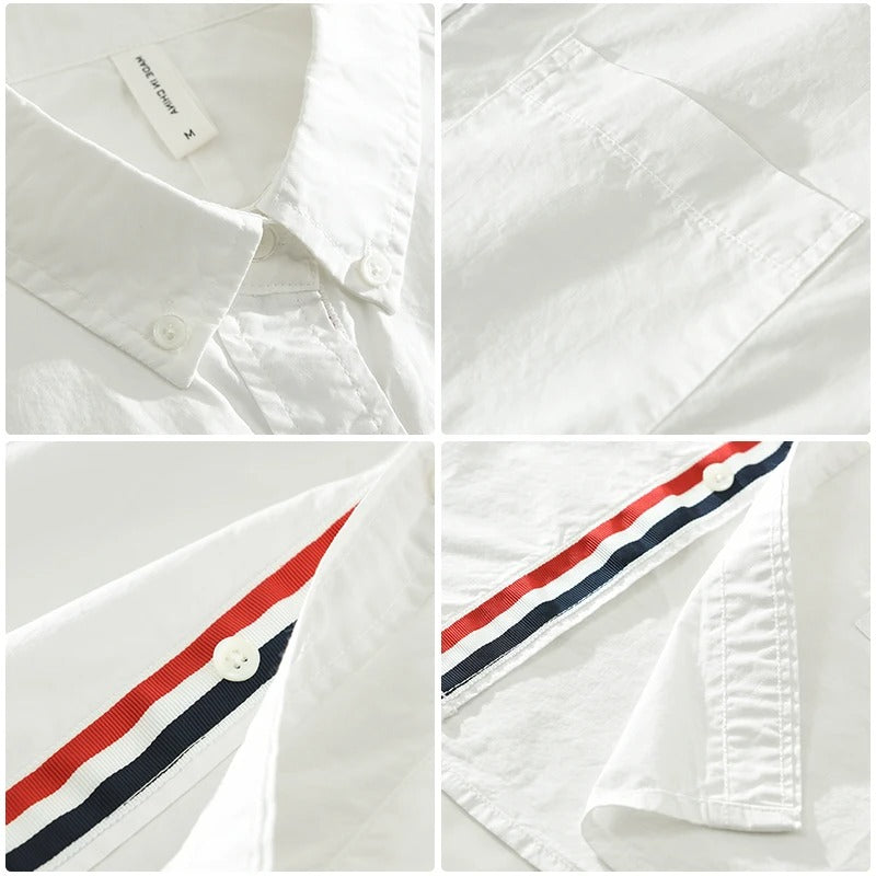 Men's Cotton Button-Down Shirt – Smart Casual Classic Style – view 4