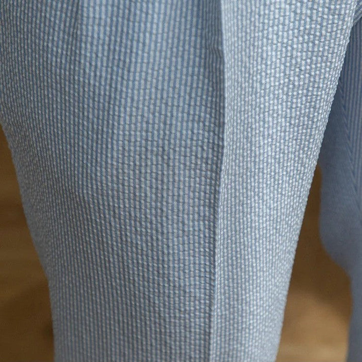 Men's Seersucker Ghurkha Trousers – Tailored Vintage Style – view 8