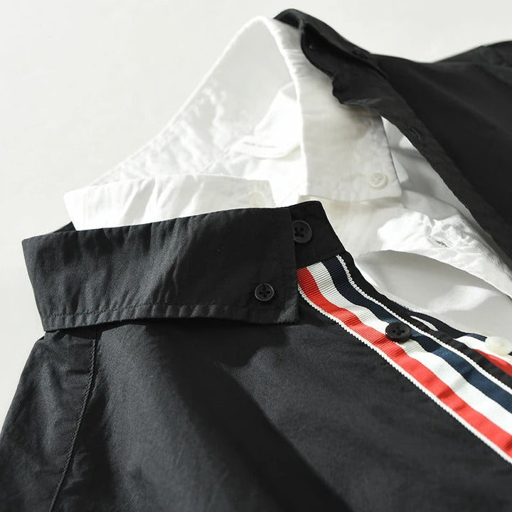 Men's Cotton Button-Down Shirt – Smart Casual Classic Style – view 3