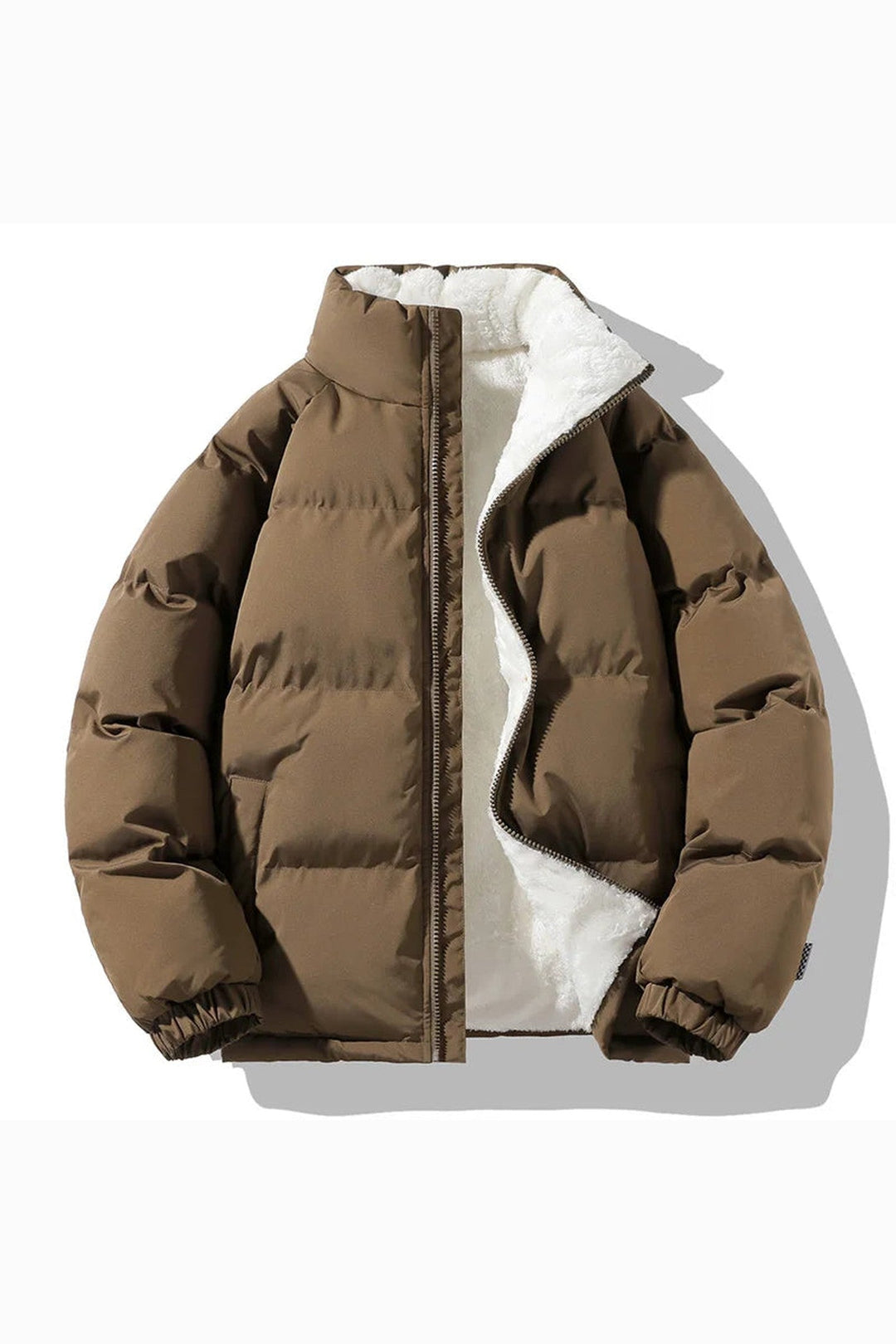 Men's Thermal Puffer Jacket - Insulated Winter Coat