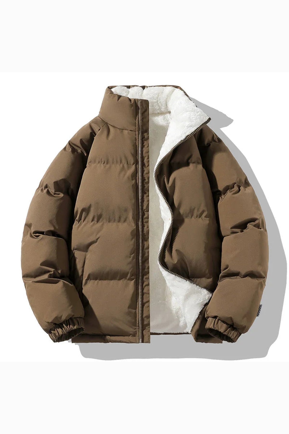 Men's Thermal Puffer Jacket - Insulated Winter Coat