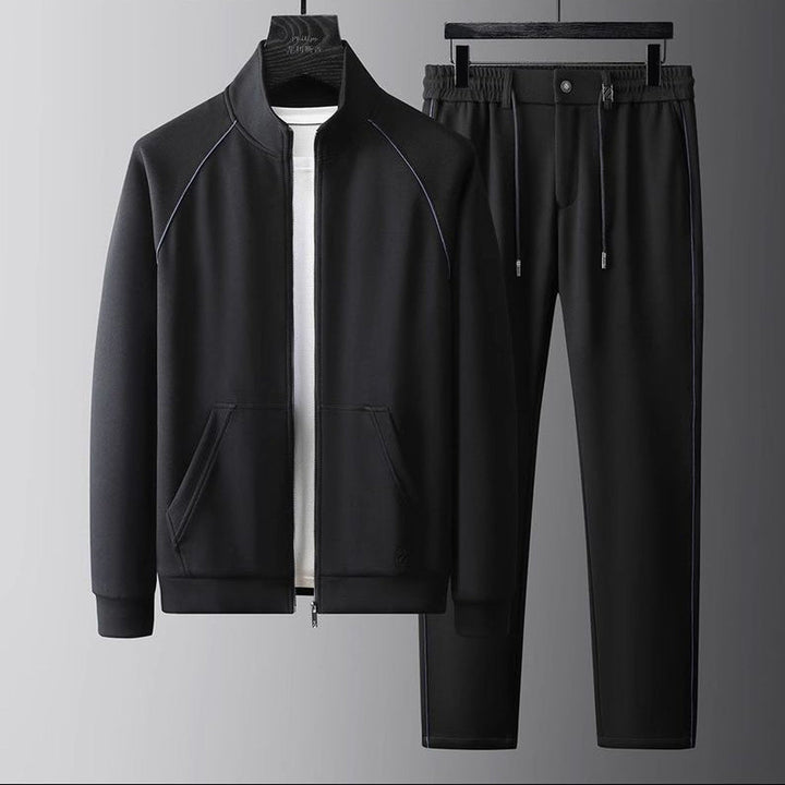 Men's Tailored Tracksuit Set – Full-Zip Jacket & Trousers