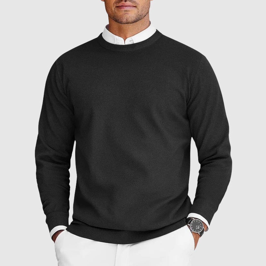 Men's Lightweight Knit Crewneck Jumper – Everyday Layering