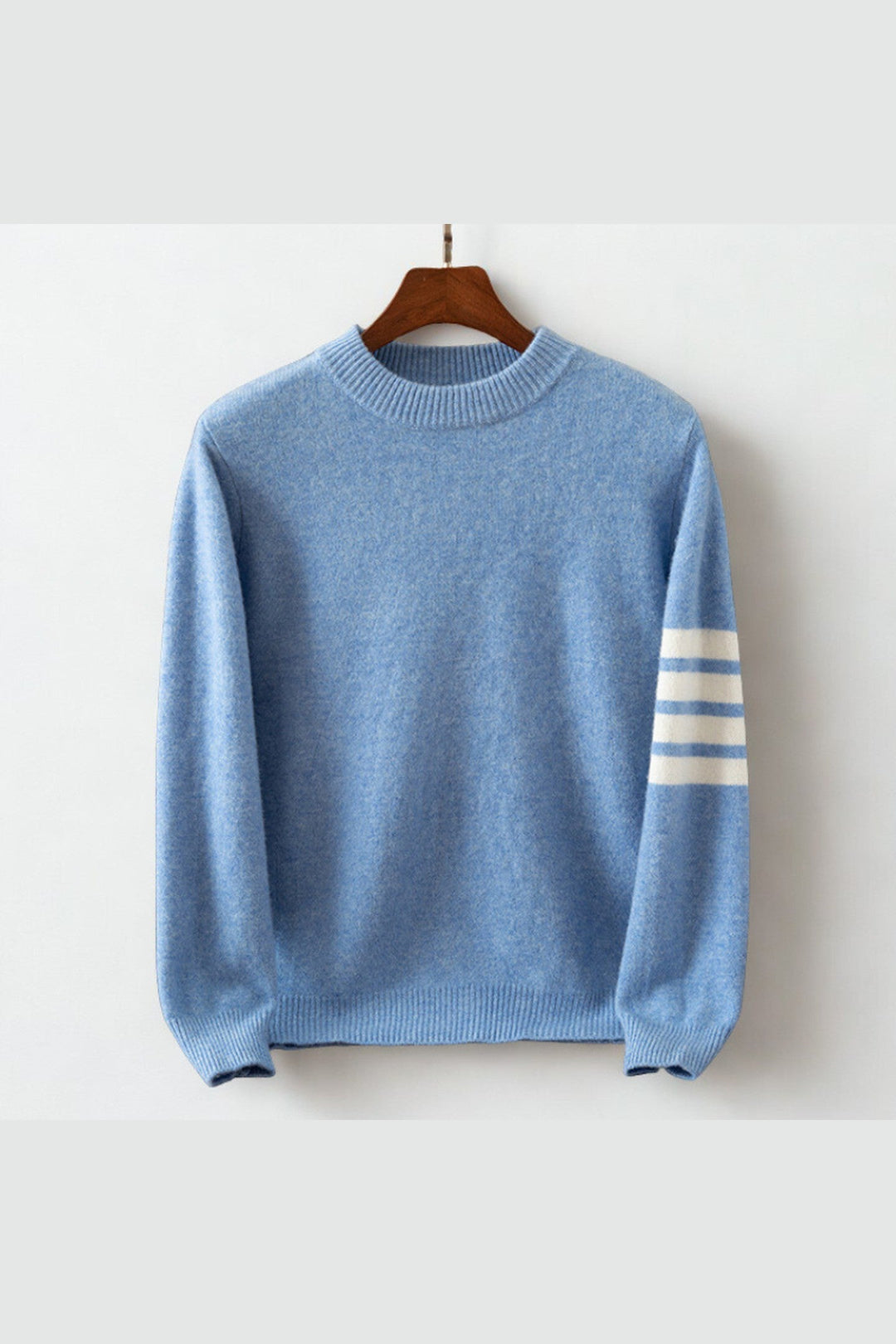 Men's Cashmere Blend Crew Neck Jumper – Soft Everyday Knit