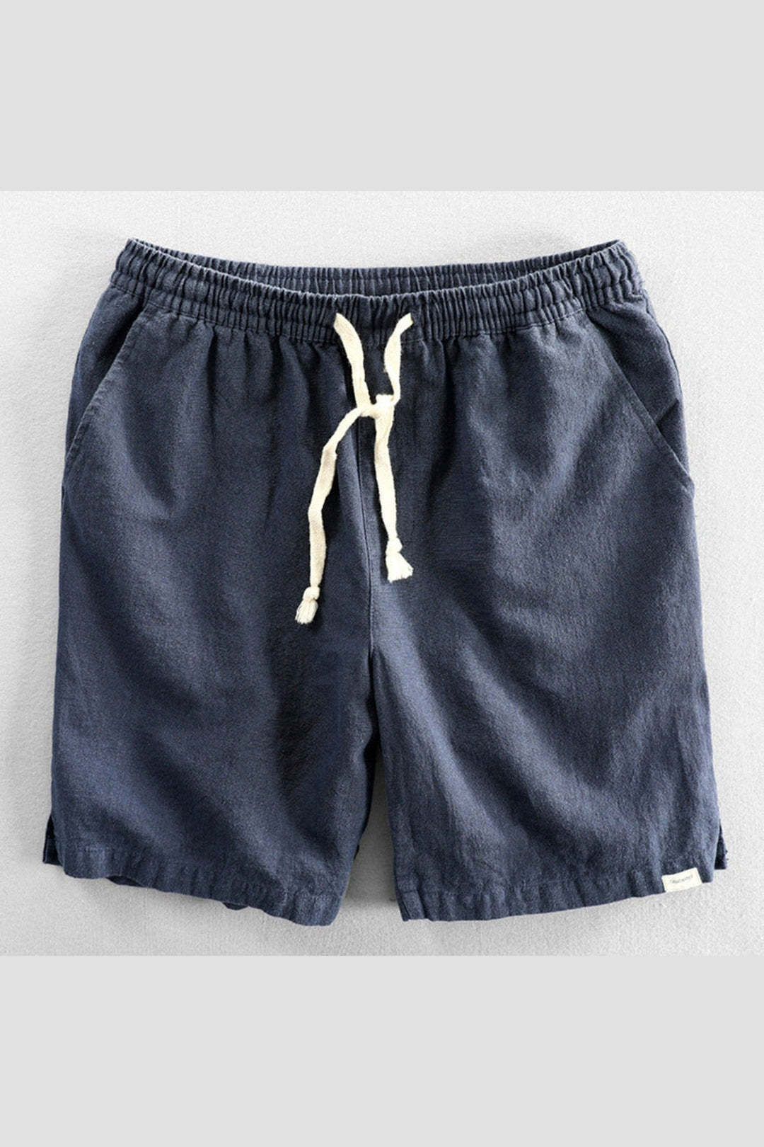 Men's Cotton-Linen Shorts – Drawstring Weekend Comfort