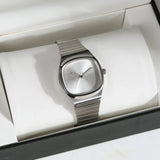Men's Stainless Steel Square Watch – Urban Minimalist Design